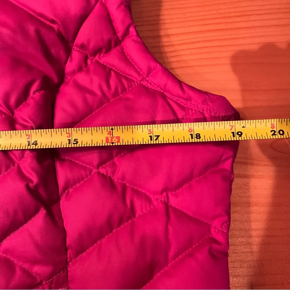 Eddie Bauer hot pink quilted vest